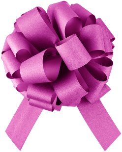 Бант Шар, Розовый, Глиттер, с блестками, 36 см, 1 шт. в упак. 